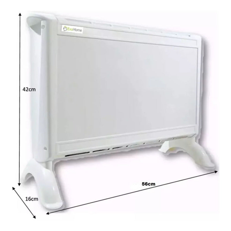 Calefactor Electrico Panel Estufa 3 Ni Tienda Oficial Blanco