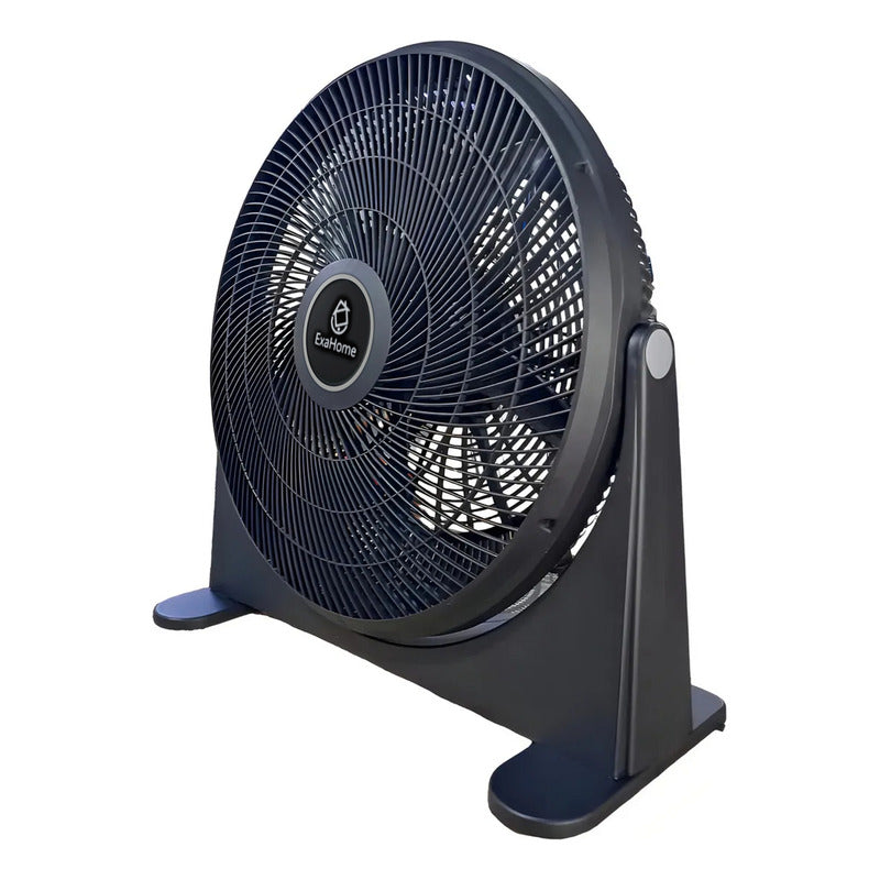 3 Ventiladores Turbo Exahome 20  Ventilador 3 Velocidades 50 Cm 50z Negro Pvc 5
