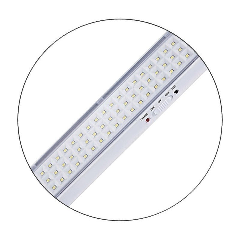 Pack 6 Luz De Emergencia Bateria Recargable 60 Led Industria Blanco