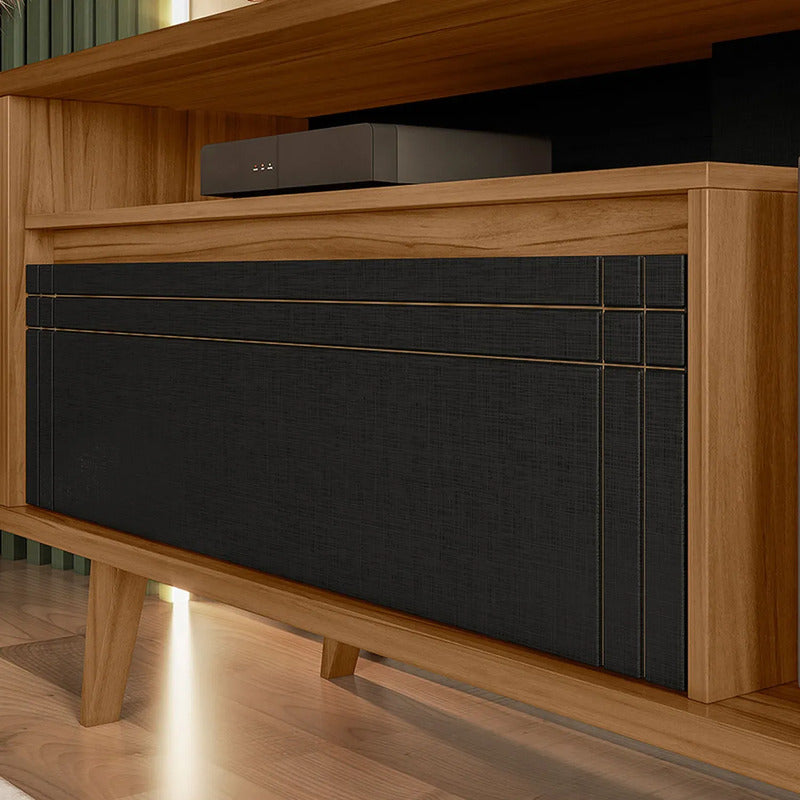Rack Tv Premium Exahome 60 Pulgadas Mueble Televisión Nordic Negro