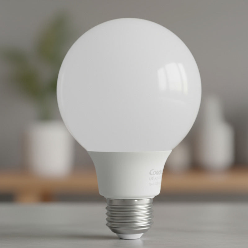 Lampara Led Foco Clasica A60 7w Calida Blanco Cálido