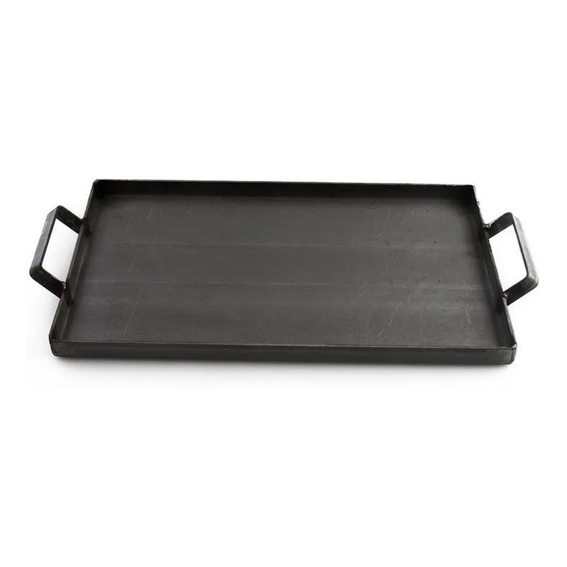Plancha Bifera 2 Hornallas  Exahome Cocina Parrilla Plancha Negro