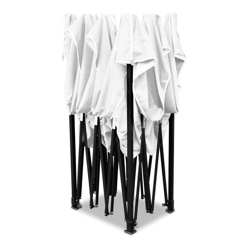 Gazebo Plegable Exahome 4.5x3 Impermeable + Bolso Y Estacas  Blanco