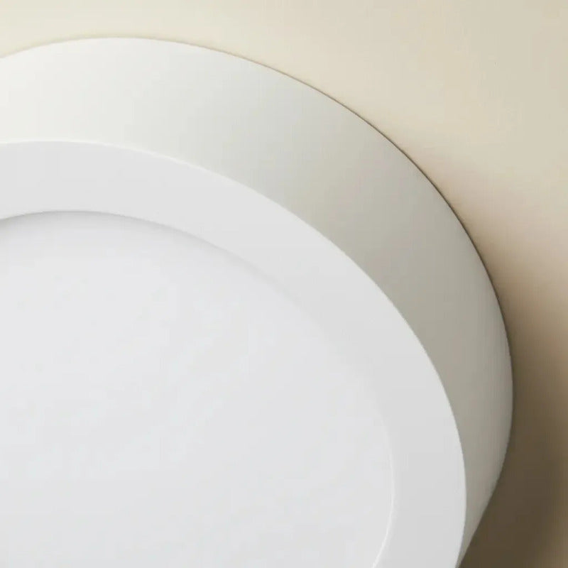 Lámpara Plafón De Techo Exahome Plafon 18w Redondo Con Base Blanco Fria