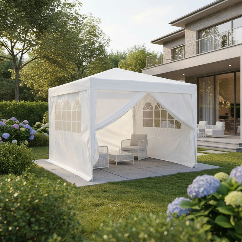 Puerta Pared Con Cierre Para Gazebo 3x3 Multi Cobertor Rafia