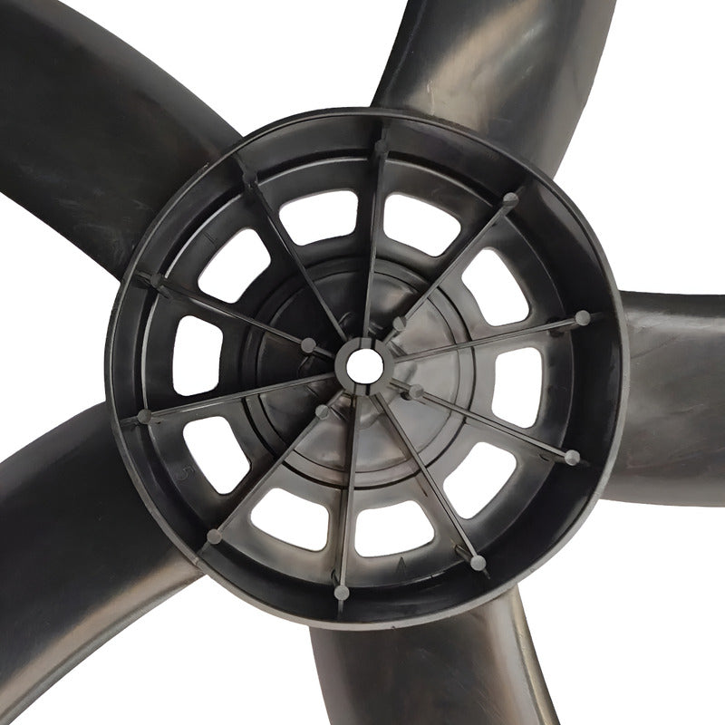 Pala 5 Aspas Ventilador Turbo Exahome Magiclick 20 Pulgadas Color Negro