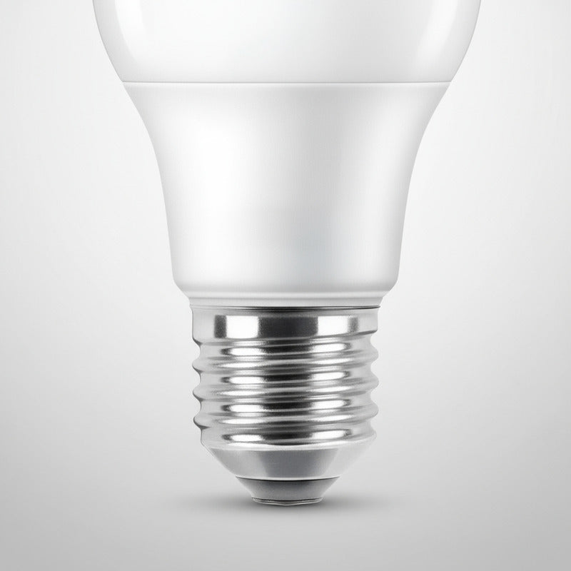 Lampara Led Foco Clasica A60 7w Luz Fria Pack 10 Unidades Blanco Frío