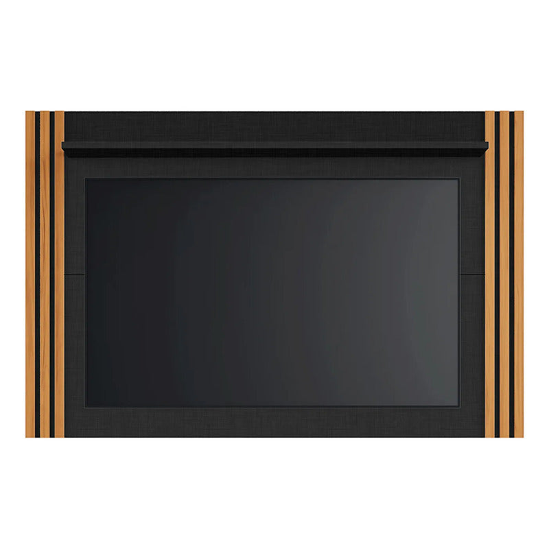 Rack Tv Panel Premium Exahome Exclusivo Mueble Televisión Negro