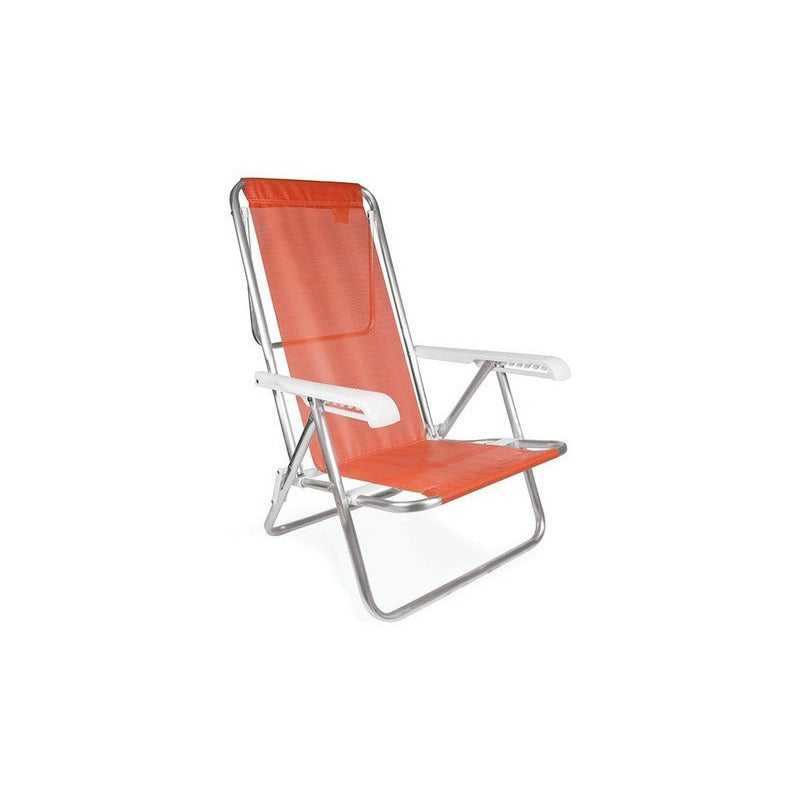 Silla Reposera Aluminio Sannet 8 Posiciones Playa Jardin