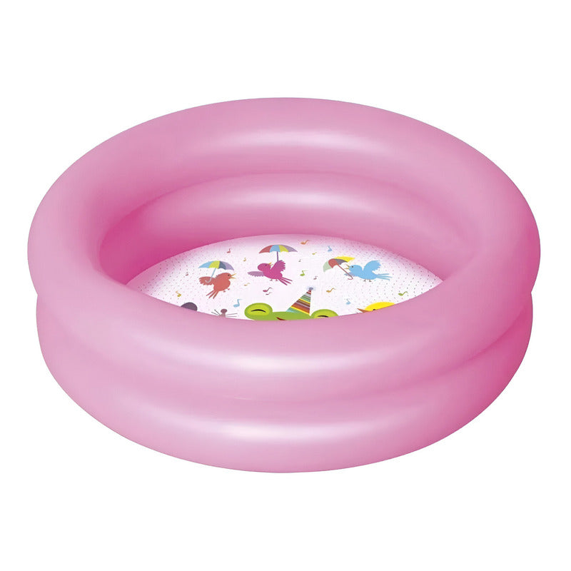 Pileta Inflable Redonda Exahome Akua Kids 61cm X 15cm 21l Rosa