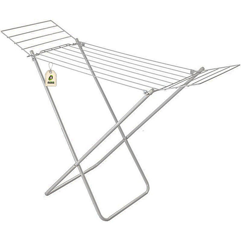 Tendedero Exahome Plegable De Pie Con Alas Para Tender Ropa Blanco