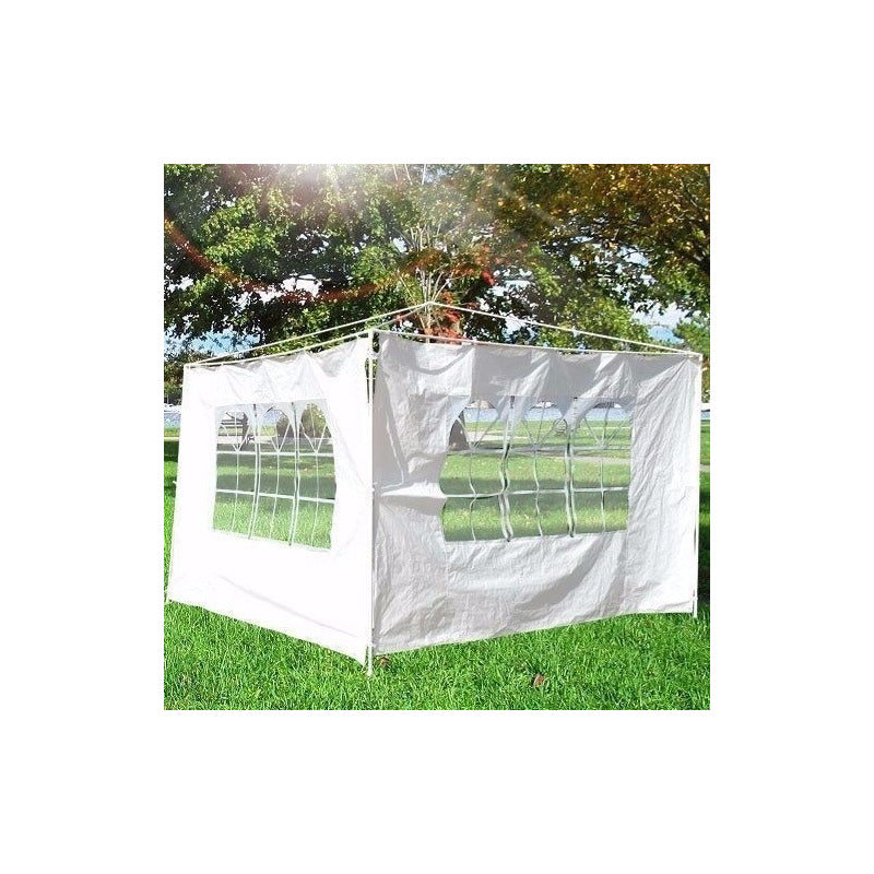 Pared Con Ventanas De Rafia Para Gazebo De 3x3mts Exahome