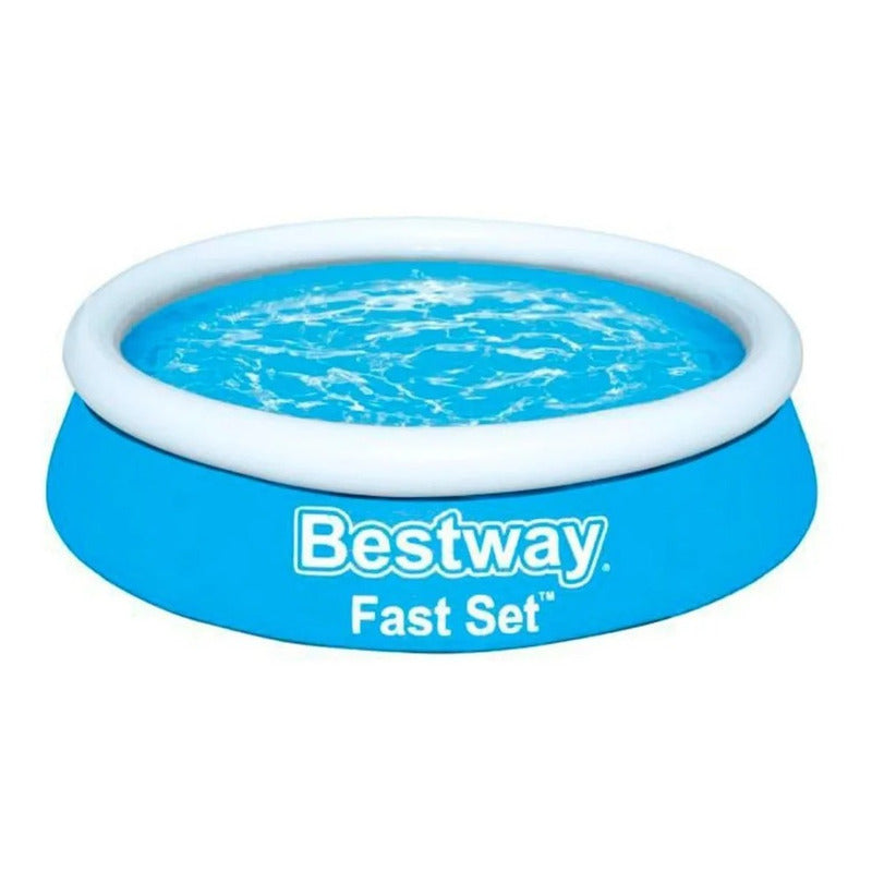 Pileta Inflable Redonda Bestway Fast Set 57392 1.83m X 51cm Azul