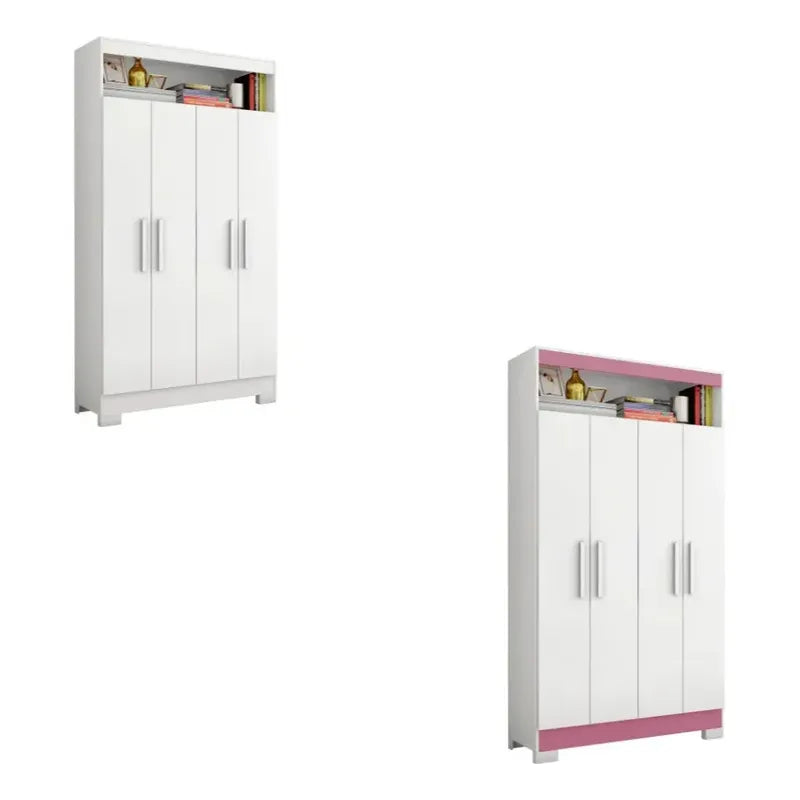 Placard Premium Ropero Exahome Multiuso 4 Puertas Exclusivo Blanco