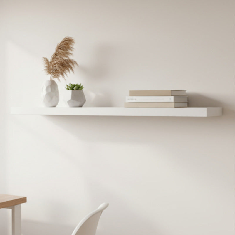 Estantes Flotantes Repisa Ménsula Invisible 40x20x18 Exahome Blanco