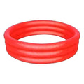 Pileta Inflable Redonda Exahome Akua 3 Aros 152cm X 30cm Rojo