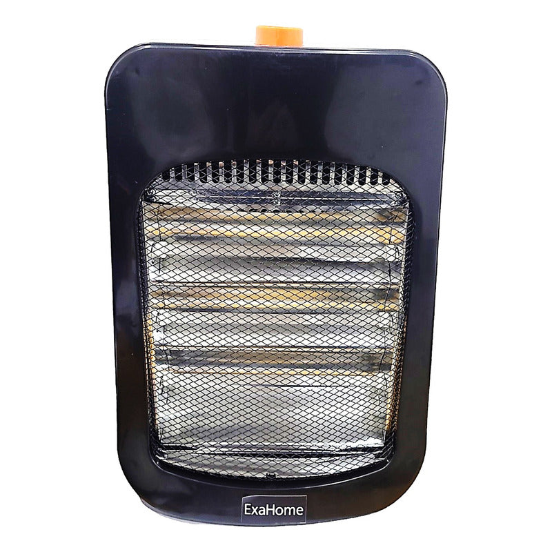 Estufa Halógena Eléctrica Exahome 3 V Tienda Oficial Negro