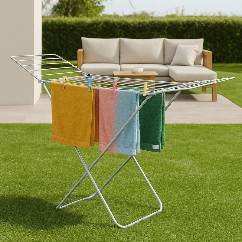 Tendero Con Alas Exahome Plegable Mas Grande Blanco