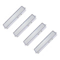 Pack 4 Luz De Emergencia Bateria Recargable 60 Led Industria Blanco