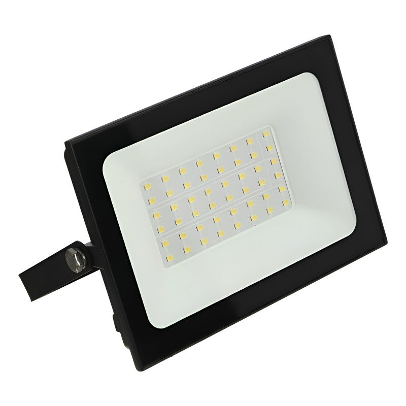 Reflector Proyector Aluminio Led 50w Luz Calida Color De La Carcasa Negro Color De La Luz Blanco Cálido