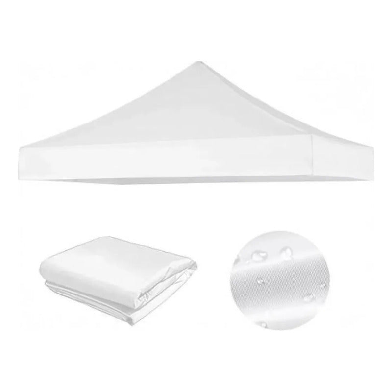 Techo Para Gazebo Autoarmable Repuesto 3x3 Oxford Exahome Blanco
