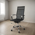 Sillon Director Ejecutivo Exahome Presidencial 54206 Alta Color Negro Material Del Tapizado Tela/mesh Mesh/tela