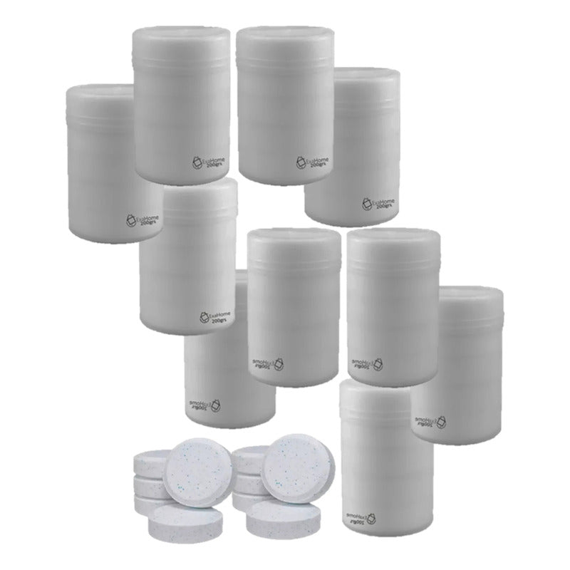 10kg Pastilla D Cloro Triple Accion Alguicida Pileta Boya