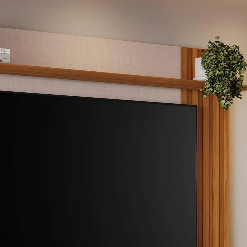 Rack Tv Panel Nordico Exahome Exclusivo Mueble Televisión Blanco