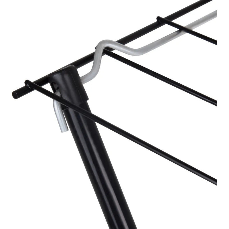 Tender De Pie Exahome Negro Plegable Ultra Liviano Ropa