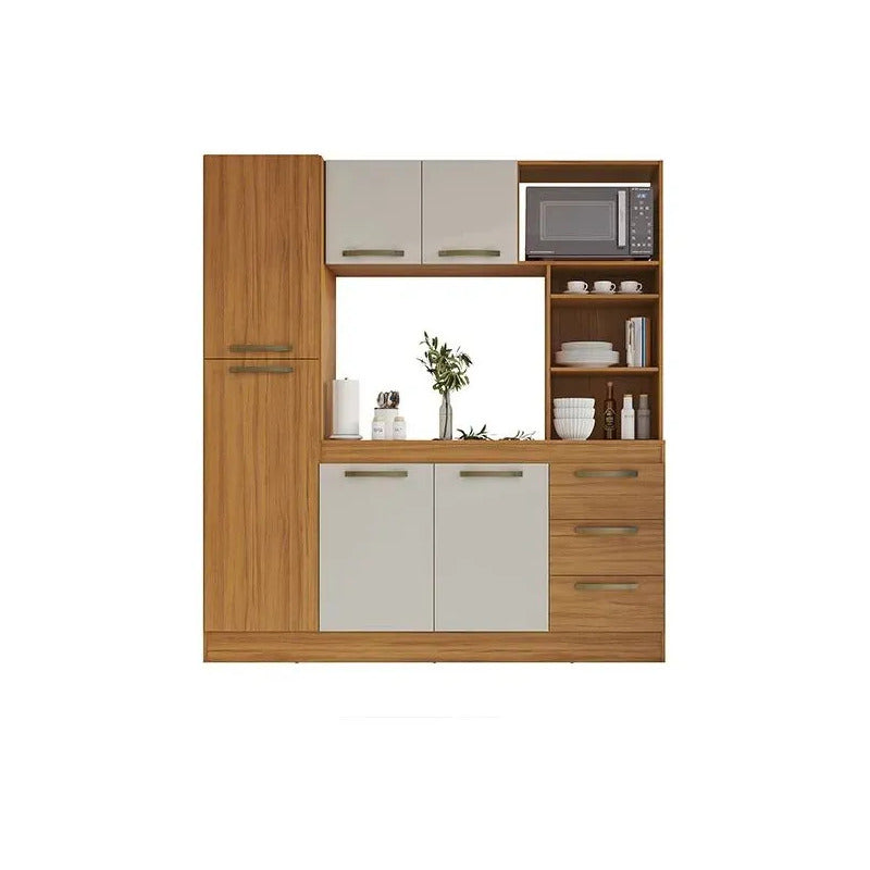 Cocina Integralexahome Kitcocina Completo Color Roble Mdp