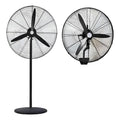 Ventilador Exahome Industrial 30 Pulgadas Pie Pared 200w Can Cantidad De Aspas 3 Estructura Negro Aspas Negro Diámetro 75 Cm Material De Las Aspas Metal