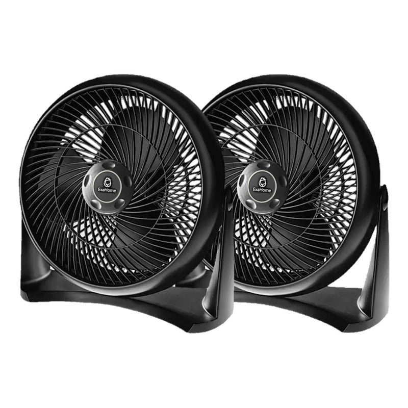 Ventilador Turbo Exahome Mesa Pared Tech Tienda Oficial 30.48 Cm 1 Negro Negro Pvc 5