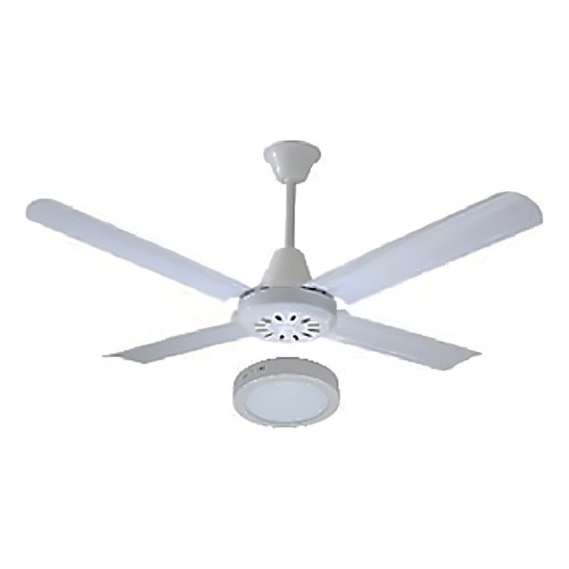 Ventilador De Techo Exahome Plafon Led 615 Skf Ind. Arg Cantidad De Aspas 4 Color De La Estructura Blanco Color De Las Aspas Blanco Diámetro 120 Cm Material De Las Aspas Metal 1.2 M