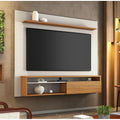 Rack Tv Con Panel Premium Exahome 65 Pulgadas Exclusivo Blanco