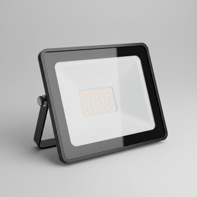 Reflector Led 50w Proyector Luz Fría Candela Carcasa Negro Luz Blanco Frío