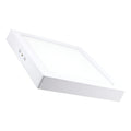 Plafon Con Base Cuadrado 12w Led Luz Calida Pack 5u Blanco Cálido