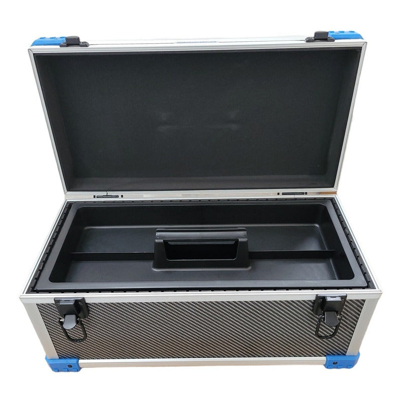 Maletín Aluminio Gabinete + Bandeja Porta Herramienta Pesca Aluminio