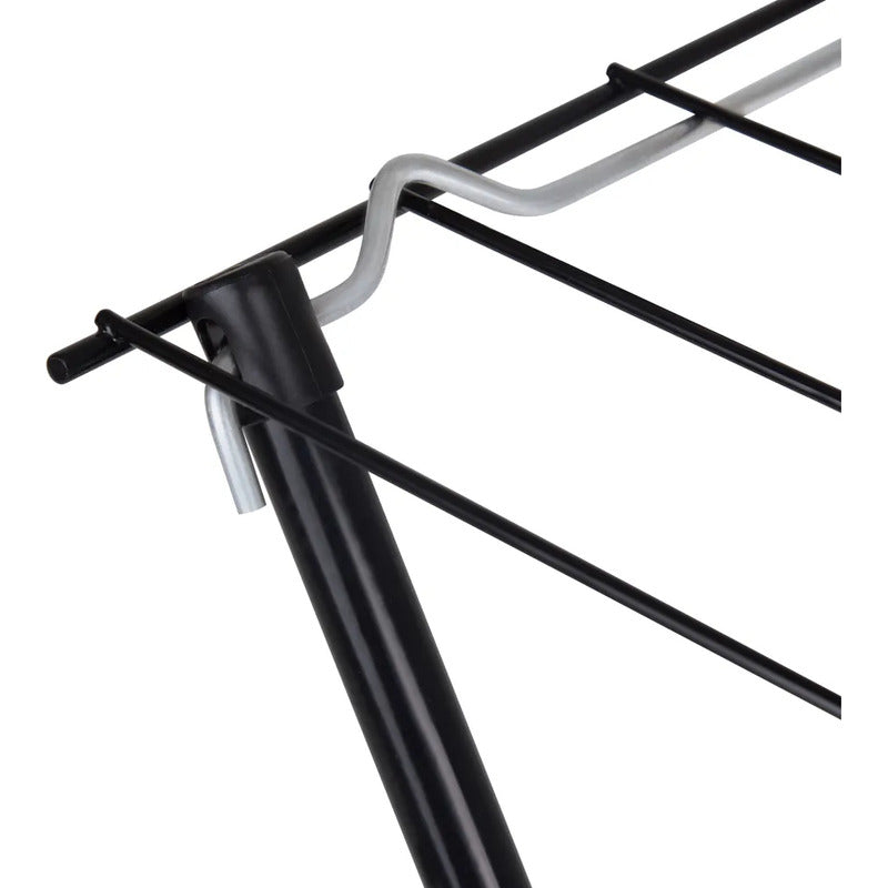 Tender De Pie Exahome Negro Plegable Ultra Liviano Ropa Negro