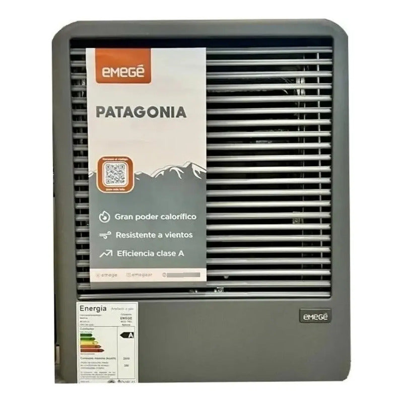 Calefactor Emege Ce9150sce Patagonia 5000 S/salida Multigas Color Gris