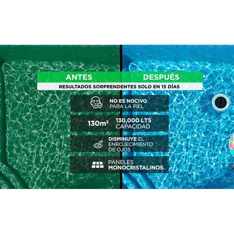 Ionizador Solar Pileta Exahome Boya Anti Sarro Pro Antisarro