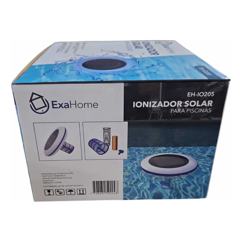 Ionizador Solar Pileta Exahome Boya Anti Sarro 130000 Litros