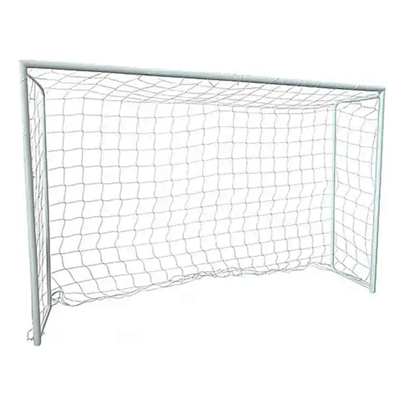 Arco De Futbol Exahome Metalico 3x2mts Desarmable Con Red Blanco
