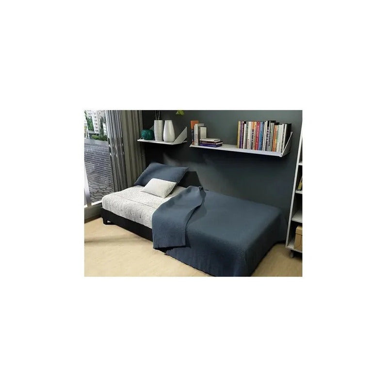Estante Con Mensulas Exahome 60x20 Repisa Unico 18mm Bazar