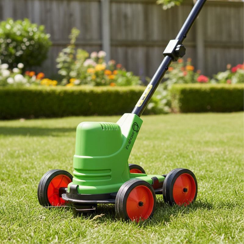 Bordeadora Electrica 500w Con Carrito Exahome Cortadora Verde