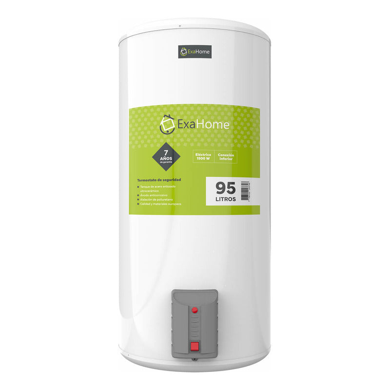 Termotanque Exahome Electrico 95 Litros Carga Inferior 1500w Blanco