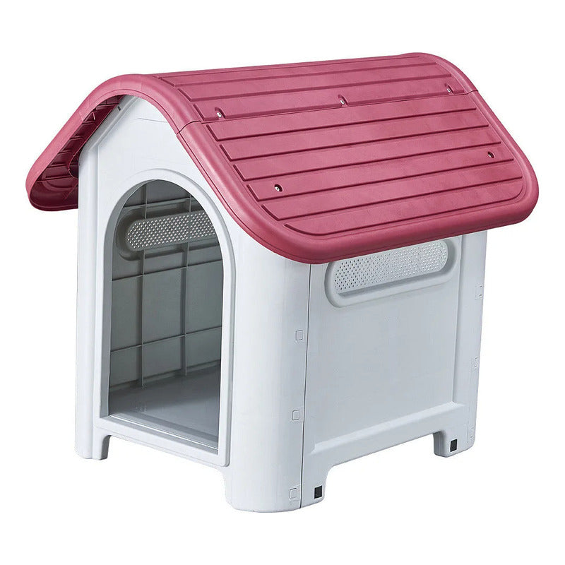 Cucha Casa Para Perros Jardín Perro Termica Mascota Refugio Azul Claro