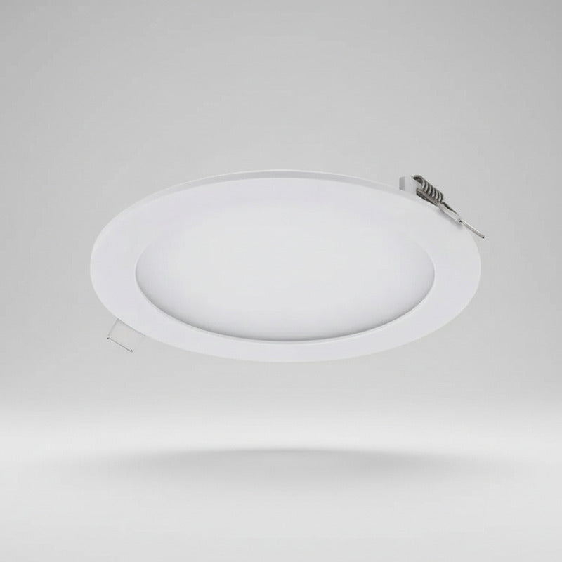 Plafon Panel Led Embutible Redondo Tienda Oficial Blanco Cálido