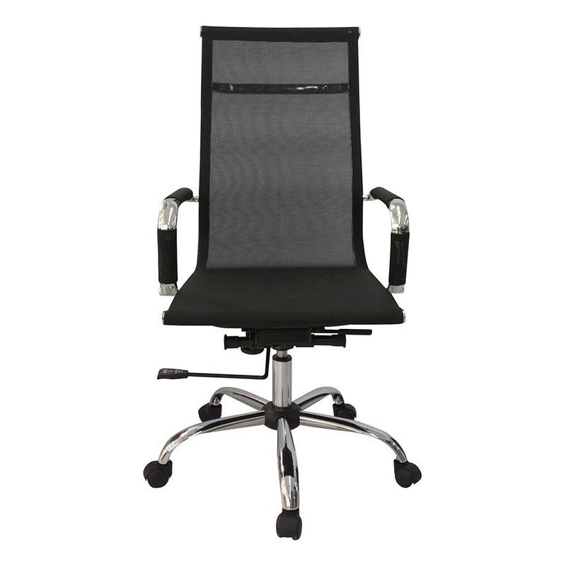 Sillon Director Ejecutivo Exahome Presidencial 54206 Alta Color Negro Material Del Tapizado Tela/mesh Mesh/tela