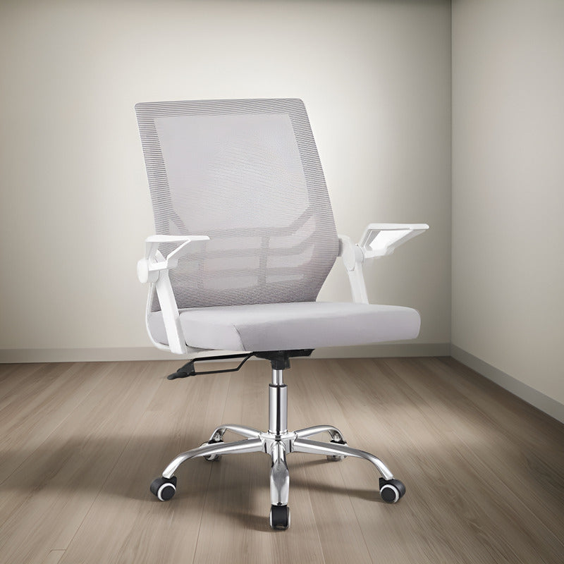 Silla De Oficina Exahome Ergonomica Gris Diseño Premium Material Del Tapizado Mesh Malla