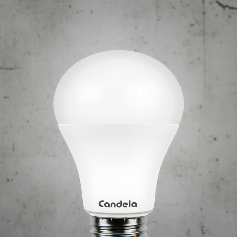 Foco Lampara Clasica  Led A60 9w Fria Pack 20u Blanco Frío